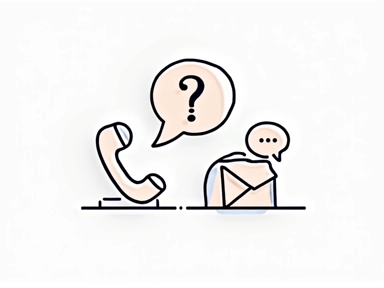 Ilustración de comunicación y atención al cliente